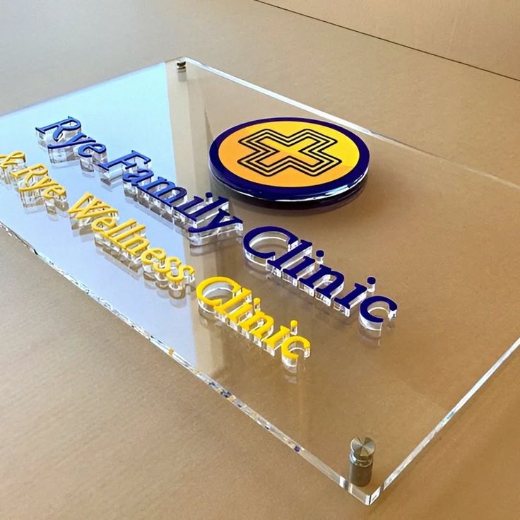 Acrylic Office Wall Sign